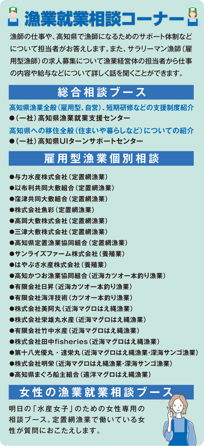 漁業就業相談コーナー